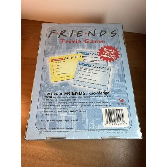 FRIENDS TRIVIA GAME 1000 QUESTIONS - Picture 4 of 5